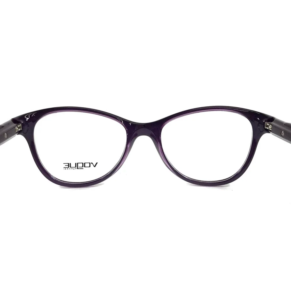 Vogue Eyeglasses Frames VO5055 2409 Purple Cat Eye Full Rim 51-18-140